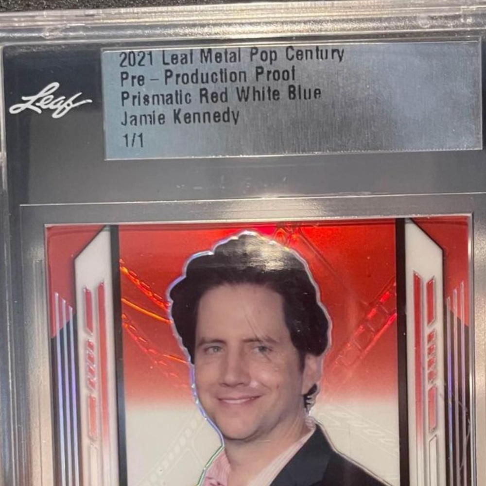 2021 LEAF Pop Century Pre Production Proof, Prismatic - Jamie Kennedy 1/1 - Picture 2 of 2